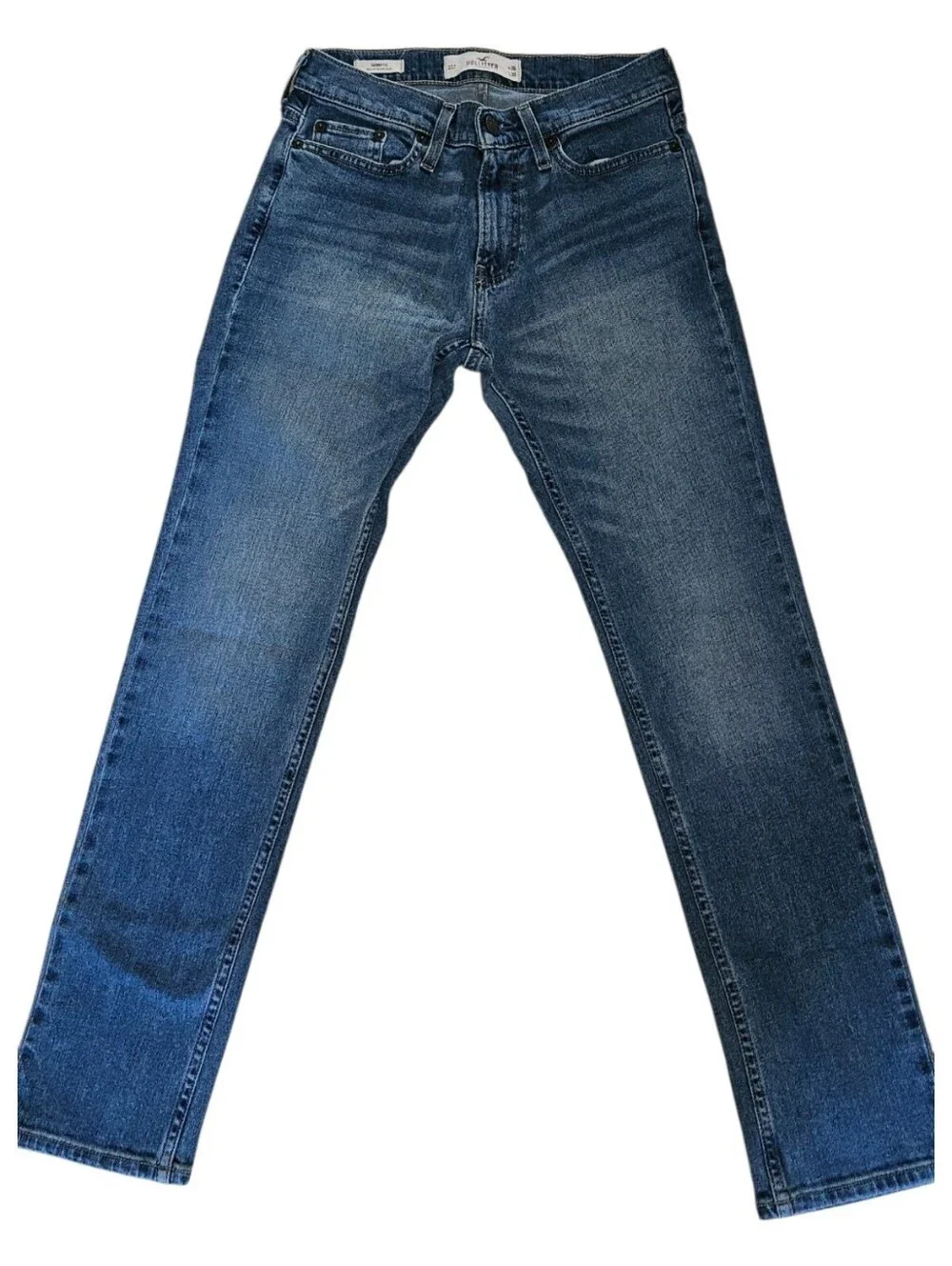Hollister Skinny Fit Epic Flex Denim Jeans Medium Blue Wash W26 L30